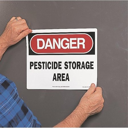 VOSS SIGNS Voss Signs Danger/Pesticide Storage Area Magnetic Sign D192M